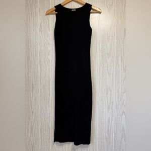 Michael Kors Ribbed Knit Sleeveless Midi Dress Size M LNC